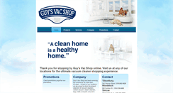 Desktop Screenshot of guysvacshop.com